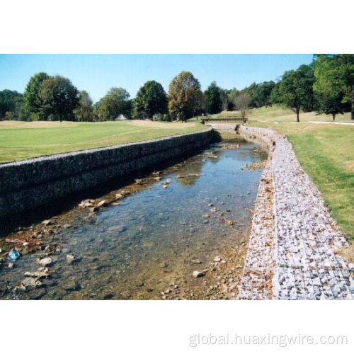 Hexagonal Gabion Stone Basket stone cage for gabion wall Factory